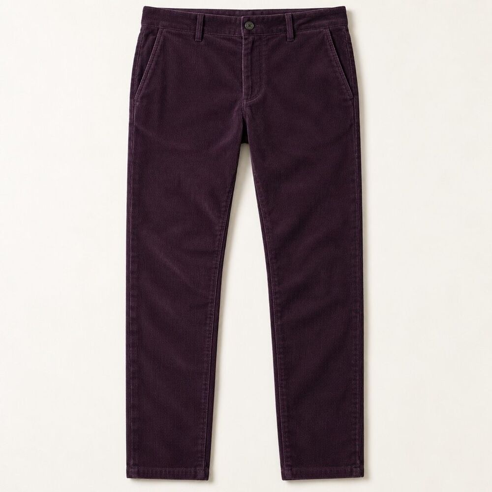 Lululemon ABC Slim Fit Corduroy Pants Burgundy Deep Purple Men’s 32